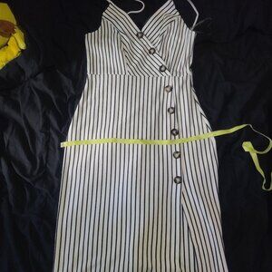 Midi striped dress